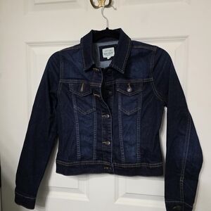 Wax Jean Dark Blue Kids Jean Jacket